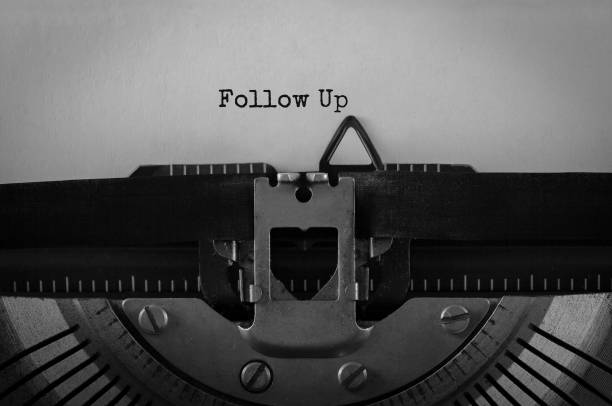 istock Text Follow Up typed on retro typewriter 807548544