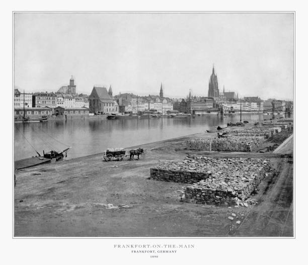 istock Frankfurt, Germany, Antique German Photograph, 1893 807559552