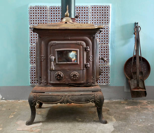 istock Ancient wood stove 807686168