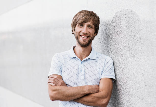 istock Handsome man portrait outdoors 807690842