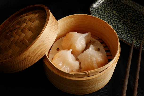 istock shrimp dumplings (Har Gow)  traditional Cantonese dumpling served in dim sum 807720546