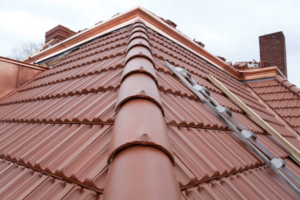 istock House under construction. New Roof and copper 807739152