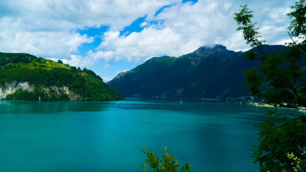 istock Mountains and lakes in switzerland. 807773630
