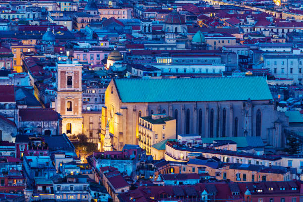 Basilica of Santa Chiara in Naples. Naples, Campania, Italy.