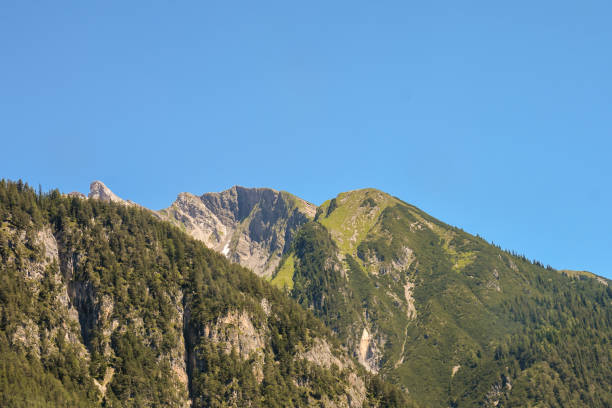 istock Panorama view of Alps peaks background 807830800