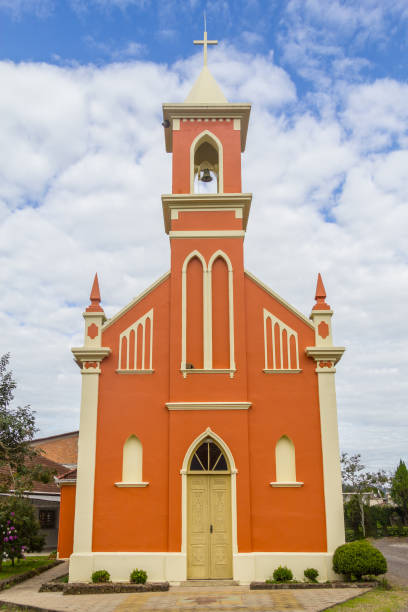 istock Catholic Church in Vale dos Vinhedos valley 807844738
