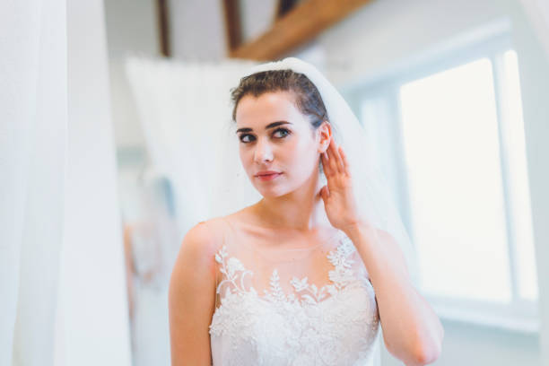 istock The beautiful bride to be 807951028