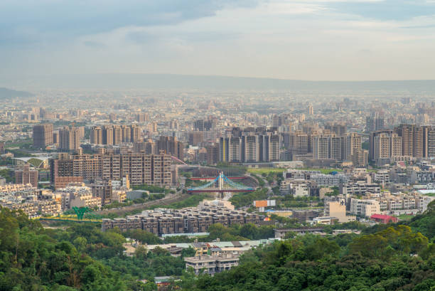 istock night view of taichung 807974208