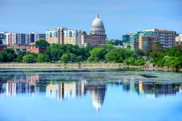 Madison, Wisconsin Madison is the capital of the U.S. state of Wisconsin and the county seat of Dane County. dane county photos stock pictures, royalty-free photos & images
