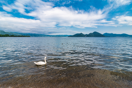Toya Lake in Hokkaido Japan