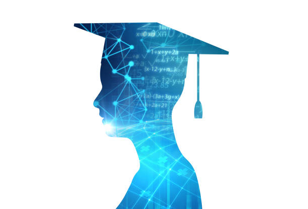istock 3d rendering of virtual human silhouette on technology background illustration 808017360