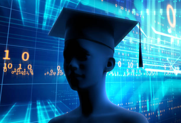 istock 3d rendering of virtual human silhouette on technology background illustration 808017458