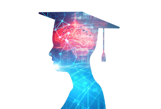 istock 3d rendering of virtual human silhouette on technology background illustration 808017488