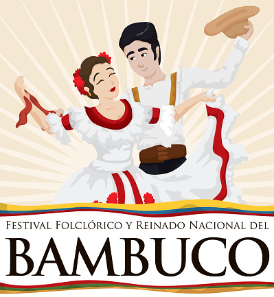 Cặp Đôi Nhảy Múa Với Trang Phục Truyền Thống Colombia Bambuco Cho Lễ Hội  Dân Gian Hình minh họa Sẵn có - Tải xuống Hình ảnh Ngay bây giờ - iStock