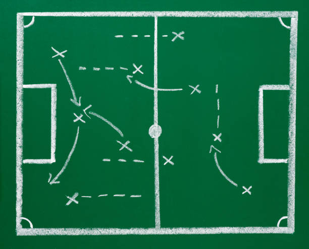 istock soccer football chalkboard blackboard strategy field 808050138