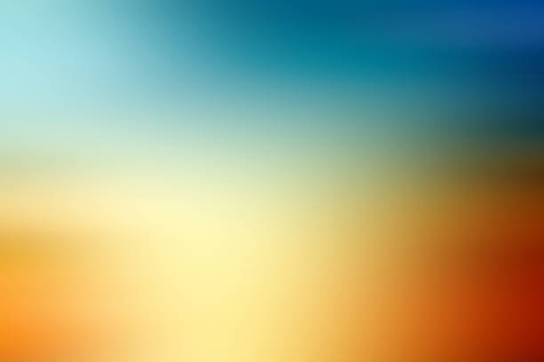 istock Defocused Abstract Background Blue Yellow Orange 808050338