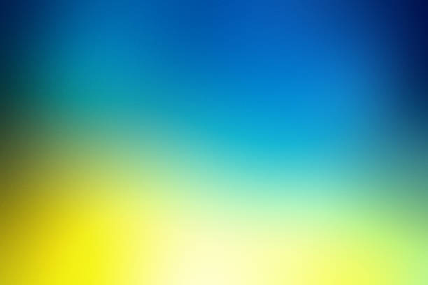 istock Defocused Abstract Background Blue Green Yellow 808052852
