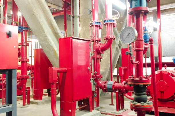 istock Pumps Used to Transfer Fresh Water at Public Utility 808054848
