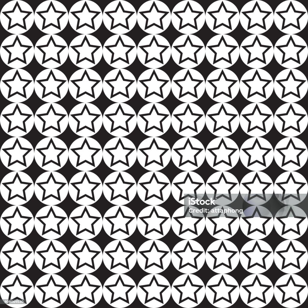 Seamles Star Pattern Design Background Vector Stock Illustration ...