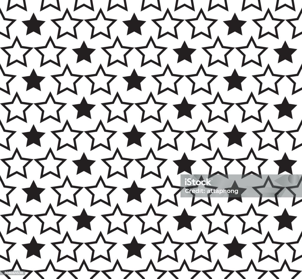 Seamles Star Pattern Design Background Vector Stock Illustration ...