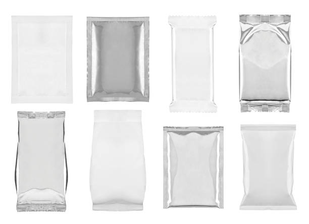 istock aluminum white bag package food template 808084786