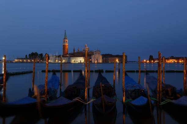 istock Gondolas and Chiesa di San Giorgio Maggiore, 808090142