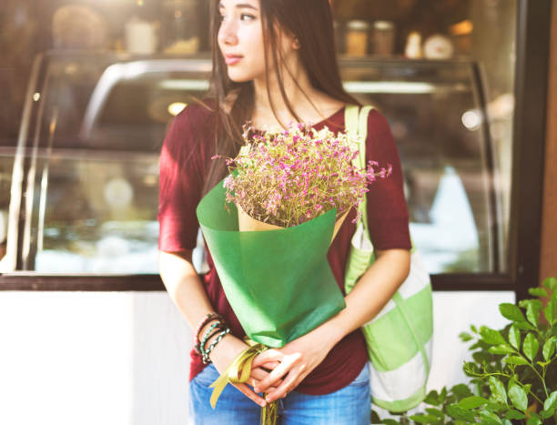 istock Joyful Lonely Present Style Relaxing Women Girl Concept 808097336