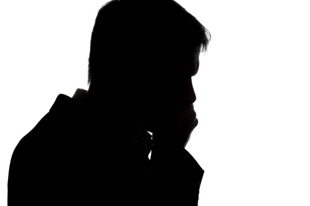 istock Portrait of a young man, side view 808101754