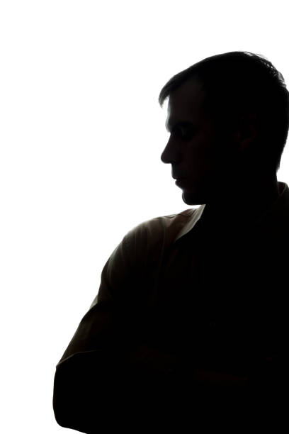 istock Portrait of a young man, side view 808101884