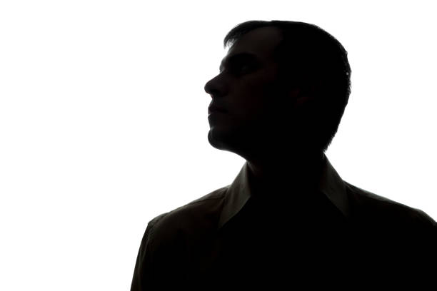istock Portrait of a young man, side view 808102022