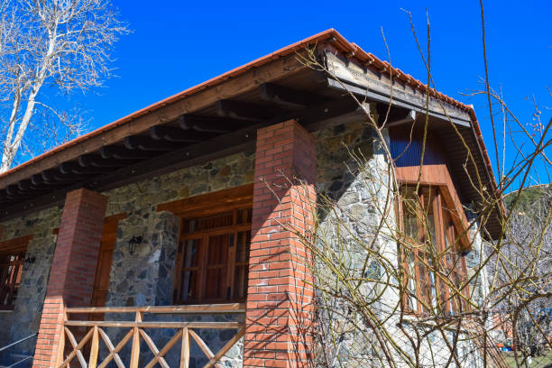istock Panayia Trikoukkiotissa Monastery territory. Troodos mountians. Cyprus island 808102802