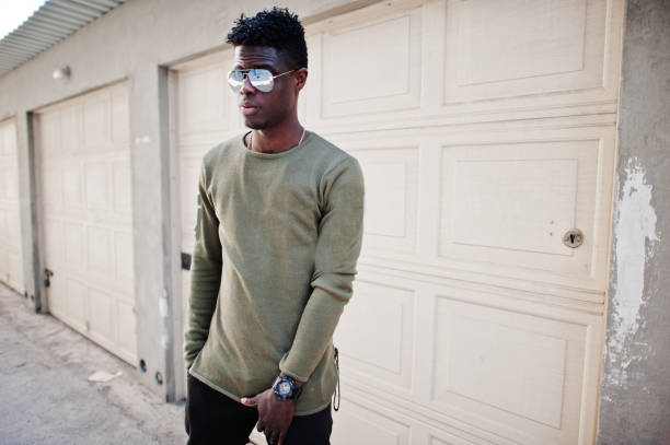 istock Cool black african american man 808102898