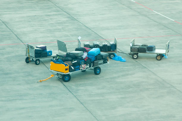 istock Airport Luggage Trolley 808105916