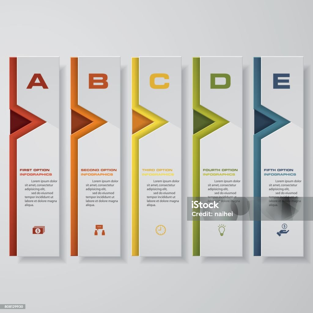 Clean Numbering Design Clean Number Banners Template Graphic Or Website Layout Vector ...