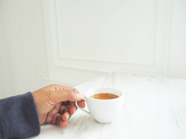 Woman drinking coffee