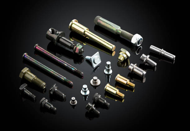 special fastening components - bolt nut screw hardware store imagens e fotografias de stock