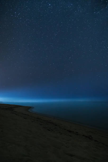 istock Starry sky on the beach in Greece 808167300