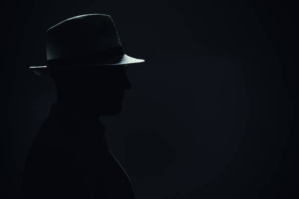 istock Silhouette of a Man With Hat 808173758