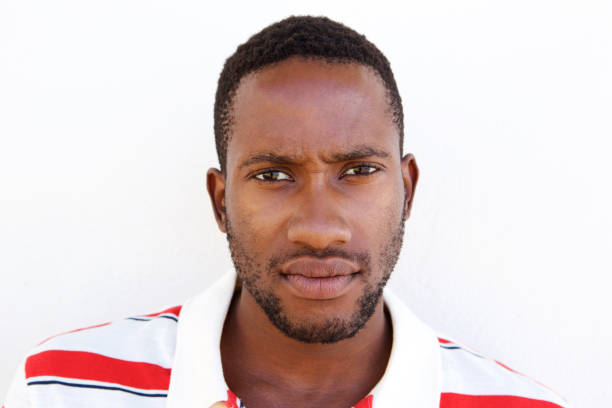 istock Young african american man looking serious 808193304