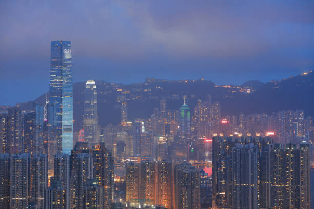 istock The skyline of Kowloon at night 808211878