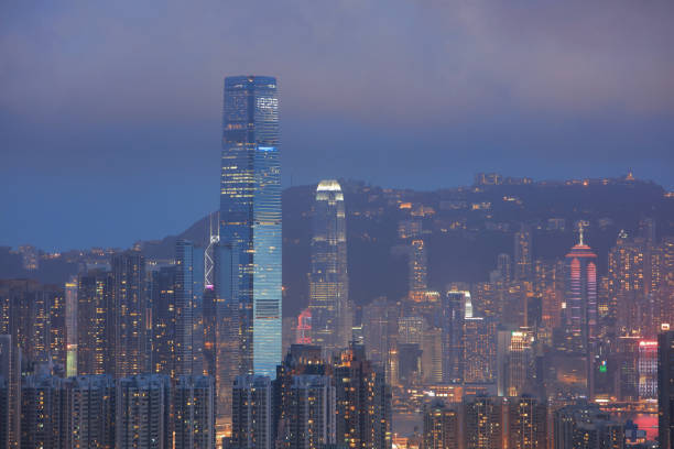 istock The skyline of Kowloon at summer night 808218250