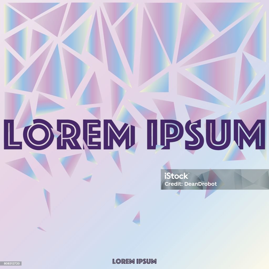 Text Backdrop Triangle Geometric Triangle Pattern Background With Spce For Your Text Vector ...