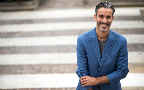 Portrait of handsome smiling man