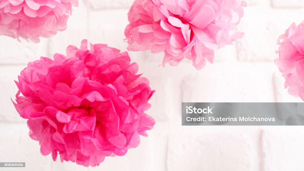 Fiesta De Flores De Papel En El Baby Shower De Niña Concepto De Celebración De Ducha De Bebé Foto de stock y más banco de imágenes de Entusiasmo - iStock Fiesta De Flores De Papel En El Baby Shower De Niña Concepto De Celebración De Ducha De Bebé Foto de stock y más banco de imágenes de Entusiasmo - iStock