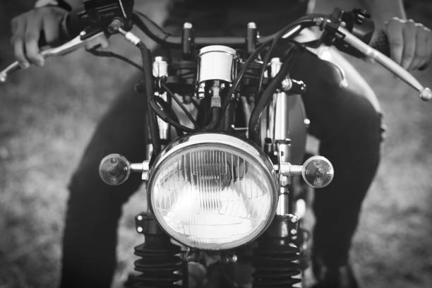 istock Retro motorcycle detail 808400676