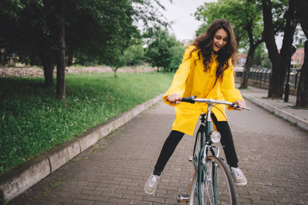 istock Cycling in the rain 808410348