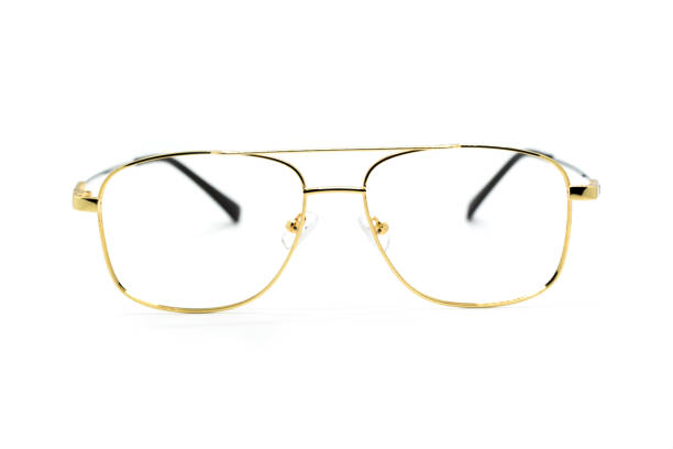 istock Modern fashionable spectacles isolated on white background, Perfect reflection, Glasses 808440828