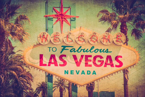 라스베이거스 팻말 - welcome to fabulous las vegas sign photography landmarks travel locations 뉴스 사진 이미지