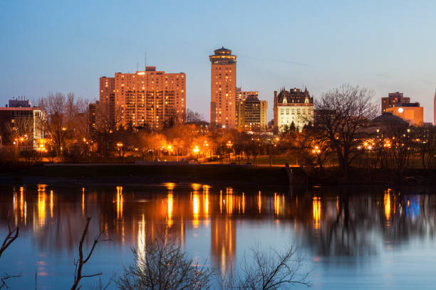 istock Skyline of Winnipeg at evening 808501948