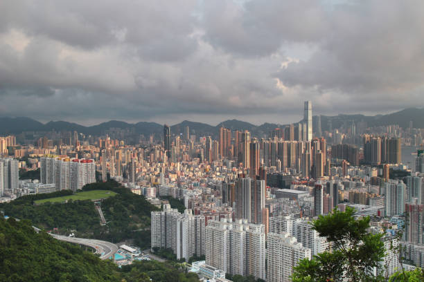 istock Vertical life,resident building of Kowloon 808503850
